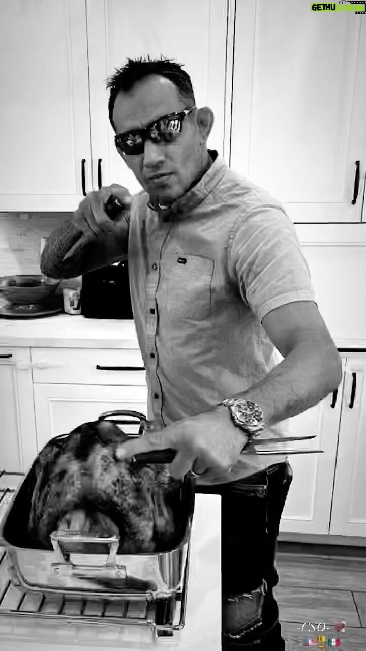 Tony Ferguson Instagram - “Blades N’ Shadez Baby” Turkey Didn’t Stand A Chance 🔥 ⚔️🕶 -CSO- 🇺🇸🏆🇲🇽 # Gobble🦃Gobble
