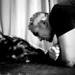 Tony Ferguson Instagram - “Good🐾Boy” My Little Big🐶Pup Imanarius🐕💨🍃Dogimus AKA Matrix Making Sure I Get My Reps In 🥇 # AnklePickin’Sum’Bish’ 🦵🗣️*Woof* MF’a *Woof* MF’a💨🍃 This Was Day 3 After My Arm/Elbow Surgery 💪😎 Every Night I Would Hit A Set Number Of Pushups To Get Ahead Of My Recovery Schedule. This Time He Wouldn’t Let Me Finish My Set Til I Gave Him Some Attention (He Knew I Wasn’t Feeling 💯) Fk’r Made Me Smile & I Finished My Sets Easily After, Thanks Buddy 🤝 Stay🎶Tuned Crew🍃 -Champ 🦹‍♂️ -CSO- 🇺🇸🏆🇲🇽 # Recovery❤️‍🩹Dayze