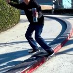 Tony Hawk Instagram - New achievement unlocked: spinning boardslide (with help from Ninja Blast). @NinjaKitchen #NinjaBlast #SponsoredByNinja
