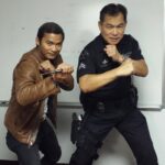 Tony Jaa Instagram - Congrats to my LAPD brother P12 for recently receiving most honorable service medal/ribbon award from the King of Thailand 🙏👏