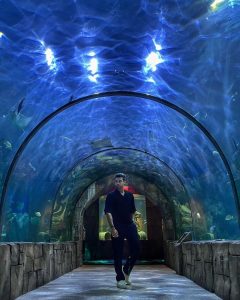 Tovino Thomas Instagram - 💙 You were born for so much more than you think !! New Orleans Aquarium