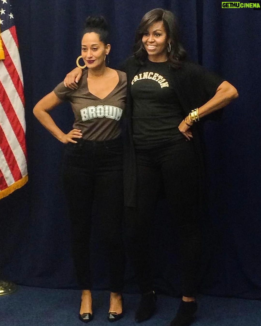 Tracee Ellis Ross Instagram - Happy birthday to @michelleobama, our forever First Lady! U da best!