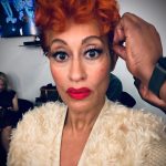 Tracee Ellis Ross Instagram - becoming LUCY for the 75th Primetime #emmys. What a fun experience. Thank you @nlyonne for playing with me and @anthonyanderson & @jessecollinsent for this stellar idea. And a major shout out to @ewilliams_hair and @miayang_mua for the transformation. And @rachelkarten #paulazamora @paidvacashin @adrianejamison 🤗🤗