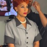 Tracee Ellis Ross Instagram - becoming LUCY for the 75th Primetime #emmys. What a fun experience. Thank you @nlyonne for playing with me and @anthonyanderson & @jessecollinsent for this stellar idea. And a major shout out to @ewilliams_hair and @miayang_mua for the transformation. And @rachelkarten #paulazamora @paidvacashin @adrianejamison 🤗🤗
