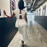 Tracee Ellis Ross Instagram - Leather breast plate with an “Esmeralda” (gotta name the hairz) pony for the Emmy’s !