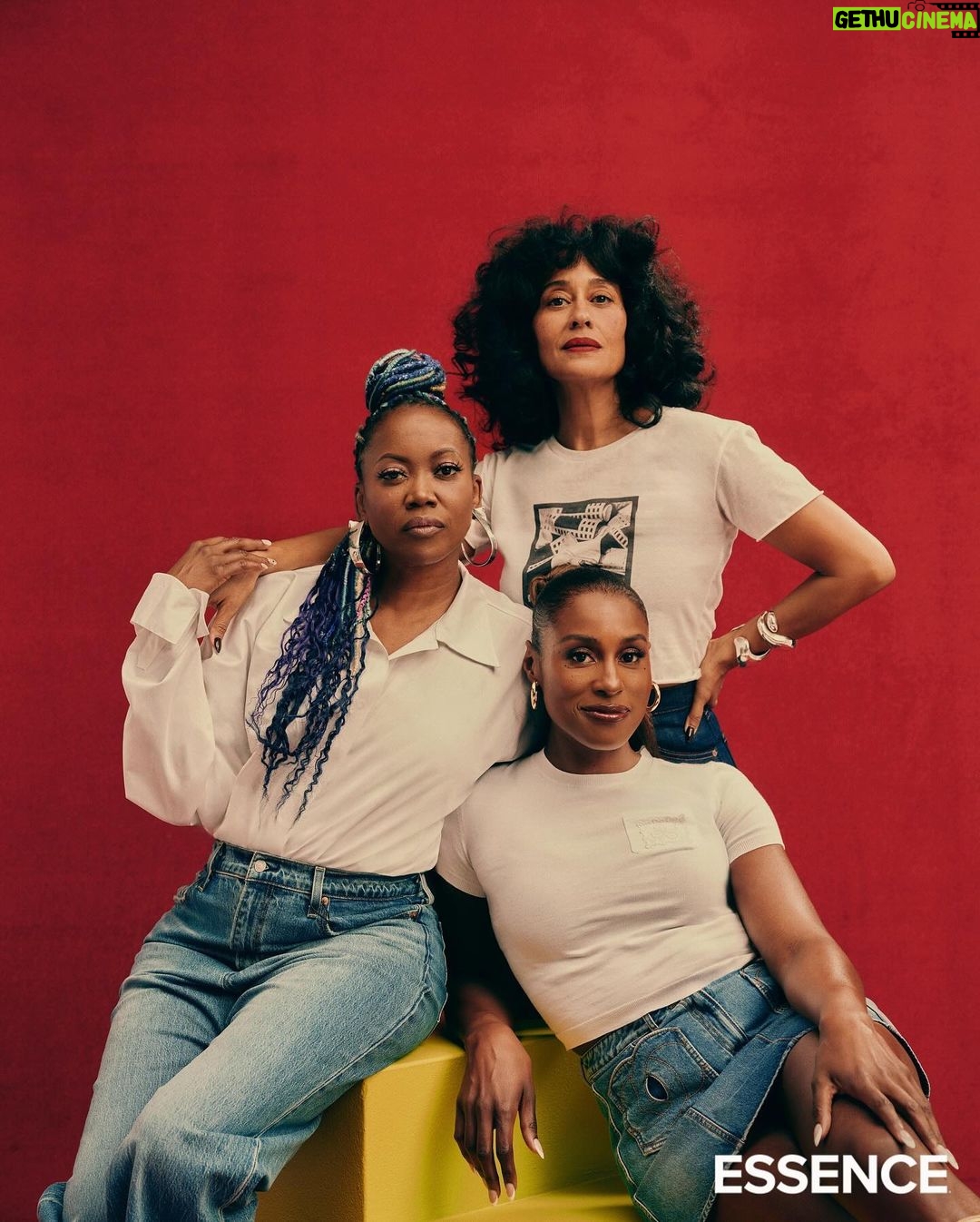 Tracee Ellis Ross Instagram - Well this felt major…two women I admire and one amazing @essence cover story! I’ve been friends with @issarae for years and now get to call the lovely @erikaalexanderthegreat my friend as well. Thank you to @micaiahcarter for capturing us so intentionally and beautifully. #americanfiction