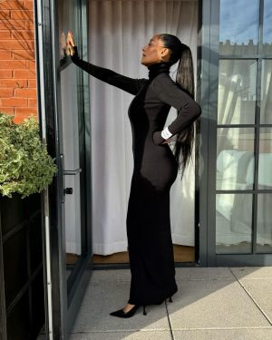 Tracee Ellis Ross Instagram - CLASSIC DRESS

photos by @romyglow