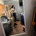 Tracee Ellis Ross Instagram - BTS from Candy Cane Lane, the #1 movie on @primevideo! 1. A very happy Carol Carver on Black Santa’s sleigh 2. Big Tracee, tiny set 3. Becoming Carol Carver with Maisha 4. Funny Black people 5. The big-headed Carvers (I do not know why we started taking pictures like this but my phone is FULL of them) 6. I was told our lunch break was from 230-3 and I got inspired 🤣 7. My under layers for night shooting 8. Wig off-makeup removal-end of day dancing. Who doesn’t love this song?! 9. Me and director man 10. Carol was DONE done #candycanelanemovie