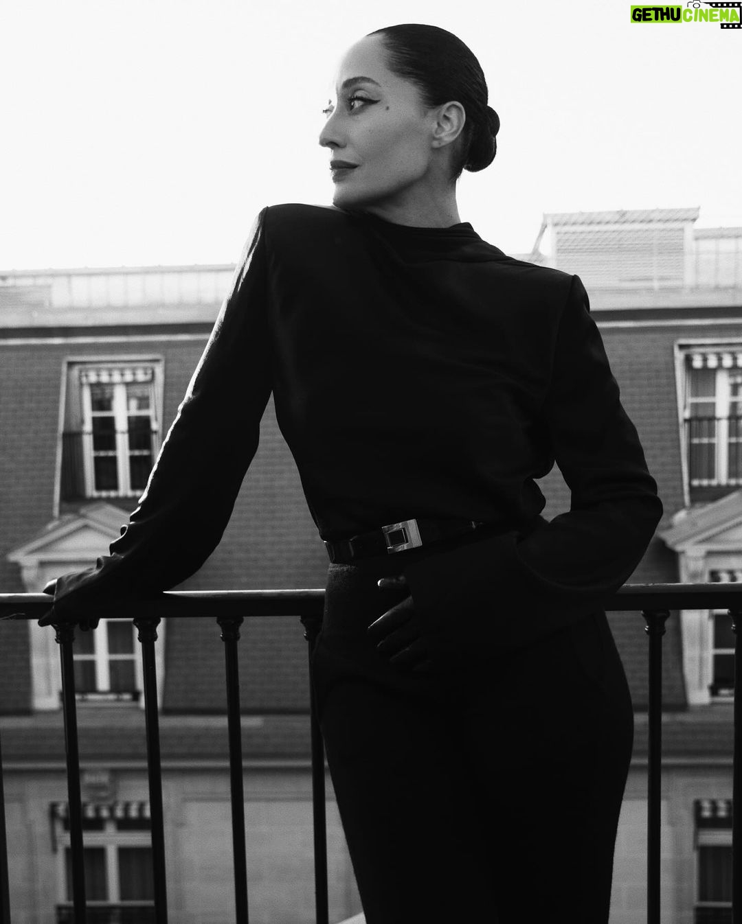 Tracee Ellis Ross Instagram - Brother Sister fashion vibes. Thank you @ysl. Paris, France