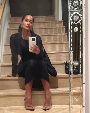 Tracee Ellis Ross Instagram - You will be seeing this look again, trust. (I’m having so much fun in my closet this summer & being outside)