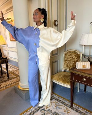 Tracee Ellis Ross Instagram - NIGHT & DAY @schiaparelli