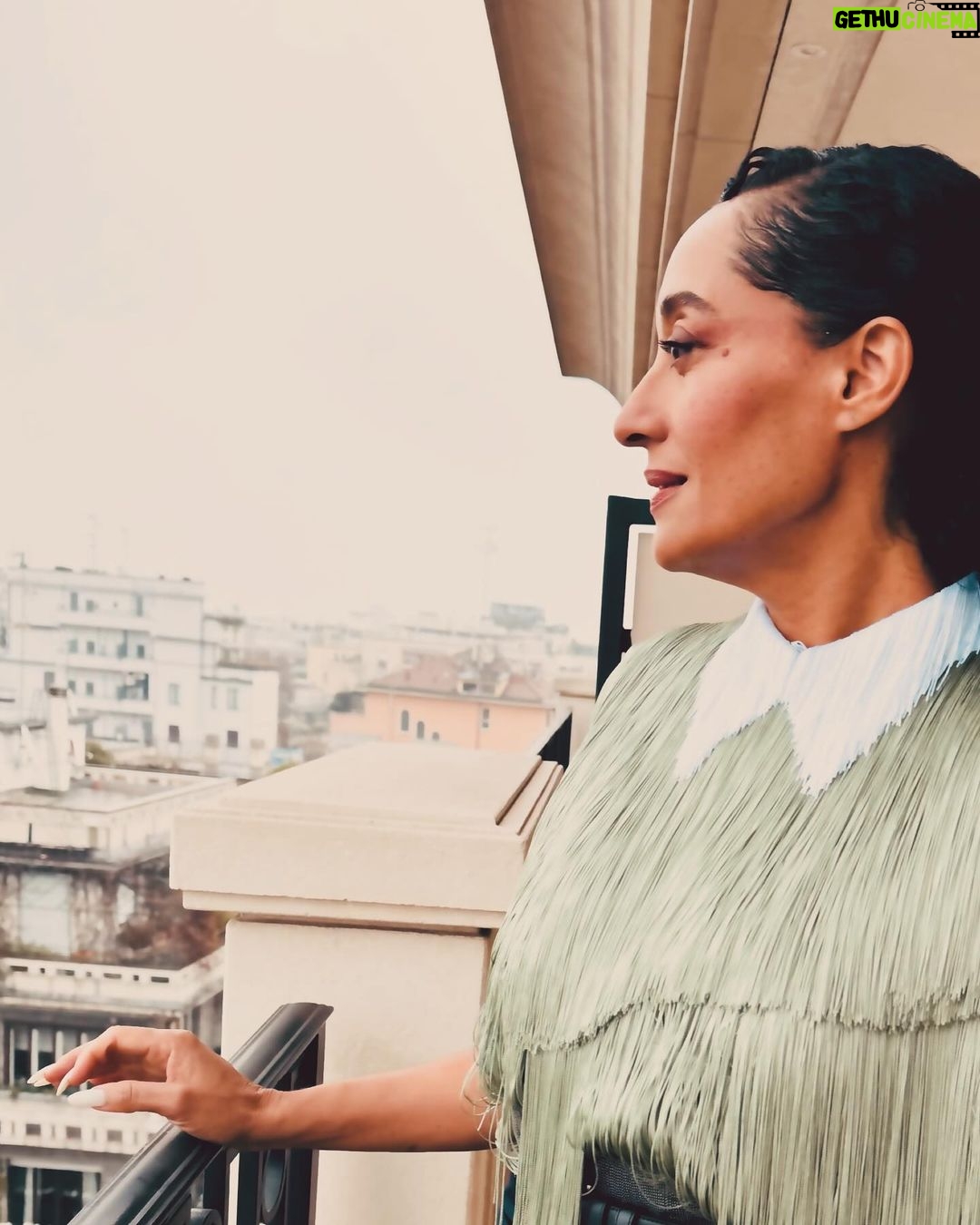 Tracee Ellis Ross Instagram - thank you @prada Milan, Italy