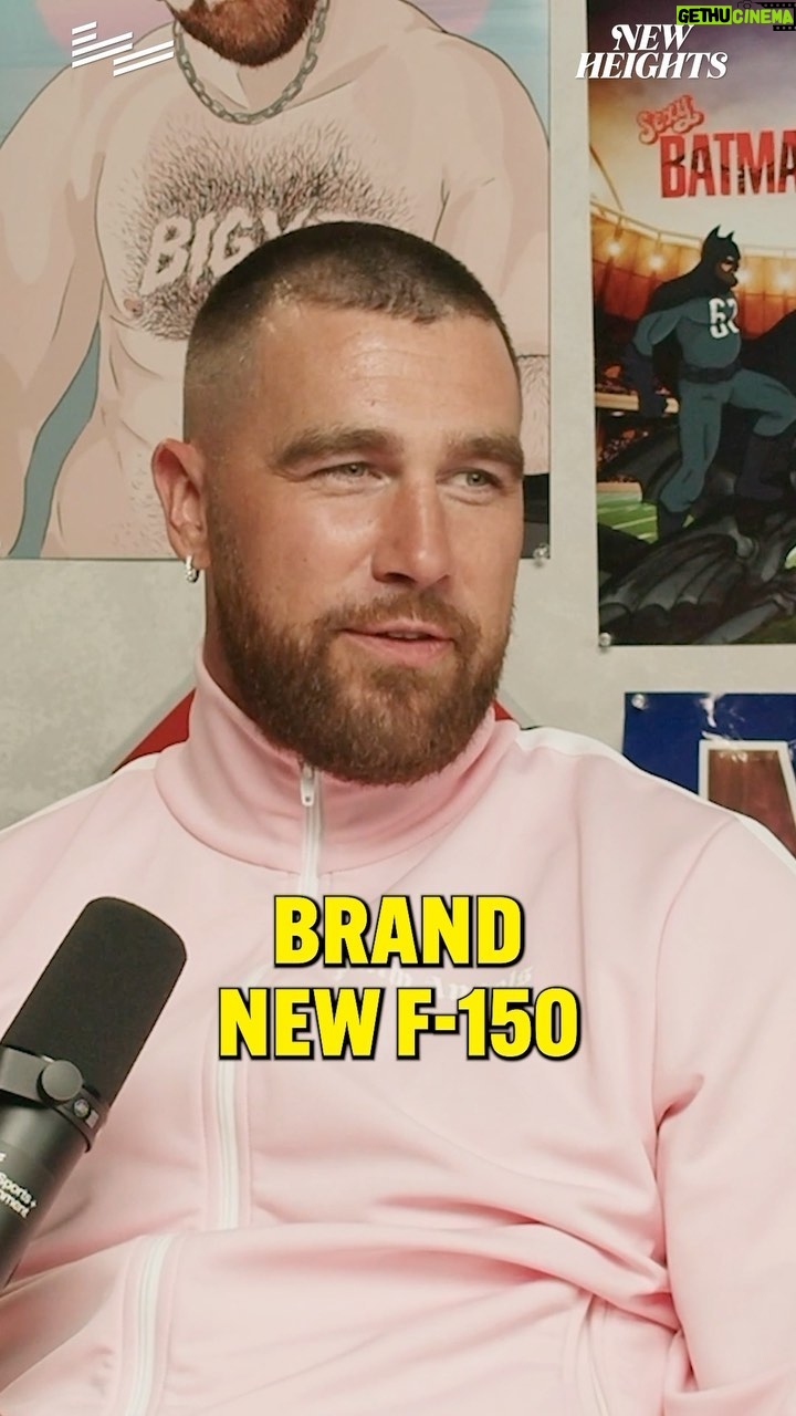 Travis Kelce Instagram - PSA: if your brother gives you a new car, don’t forget to lock it 😅