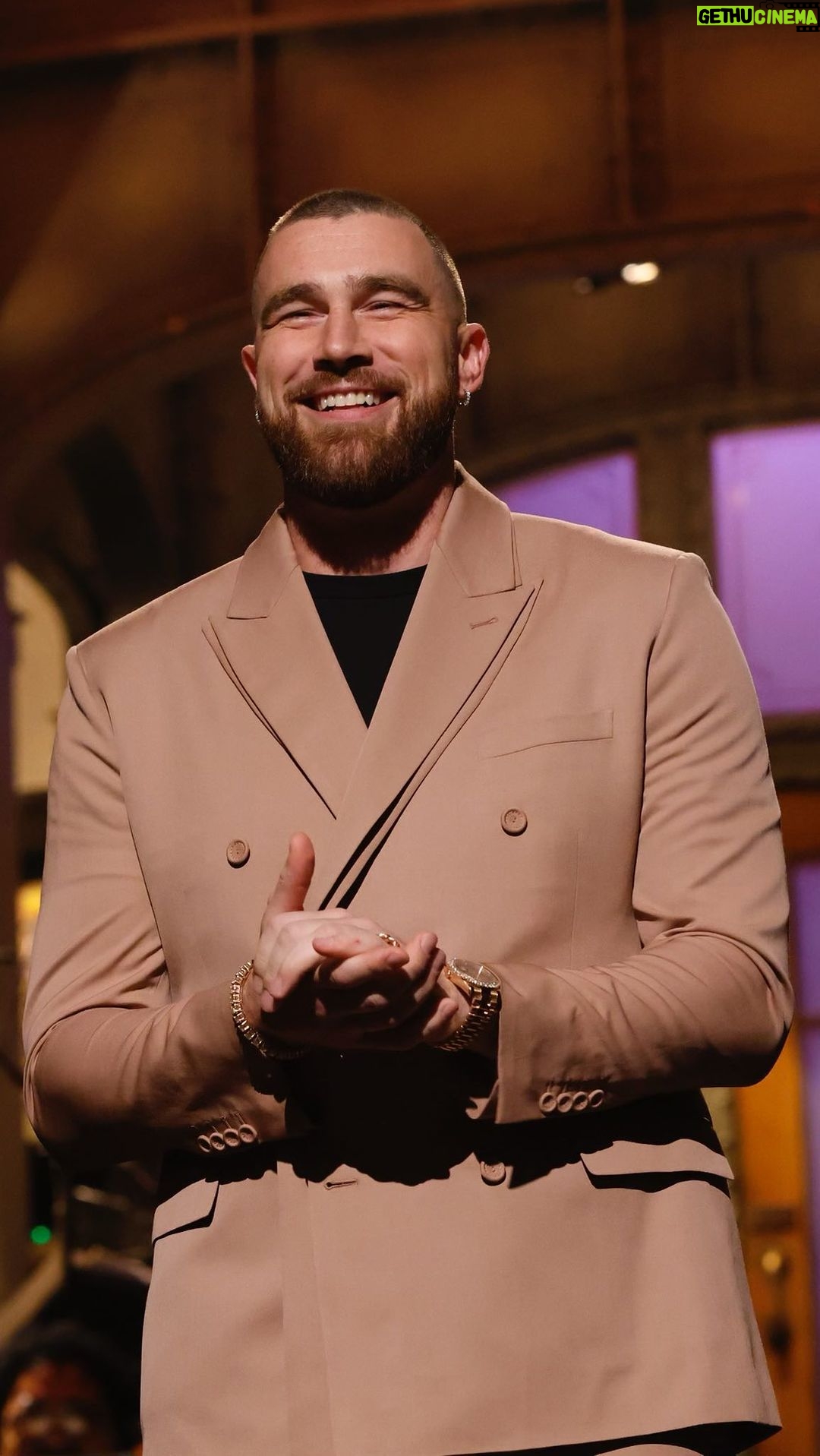 Travis Kelce Instagram - I could feel all the legends on that stage… such an amazing week. I can’t thank everyone at SNL @nbcsnl enough for all the laughs throughout my life but especially for the opportunity and the memories this past week. Still seems surreal!
