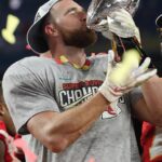 Travis Kelce Instagram – The evolution of Travis Kelce 🔥

📷: AP