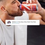 Travis Kelce Instagram - No one does it better than @killatrav , keep your energy UP like Travis with #ASHOC #NaturalEnergy #NSFCertified