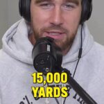 Travis Kelce Instagram - “I never had my eyes on 10,000 yards, I only saw Tony’s 15,000” 👀 @killatrav out here chasing greatness New episode out now! LINK IN BIO