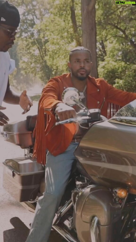 Trevor Jackson Instagram - Wait til the end… lol 🏍️ (side note/ fun fact: my dad and uncle are twins) #jamesdean #317 #765 full vid on @youtube