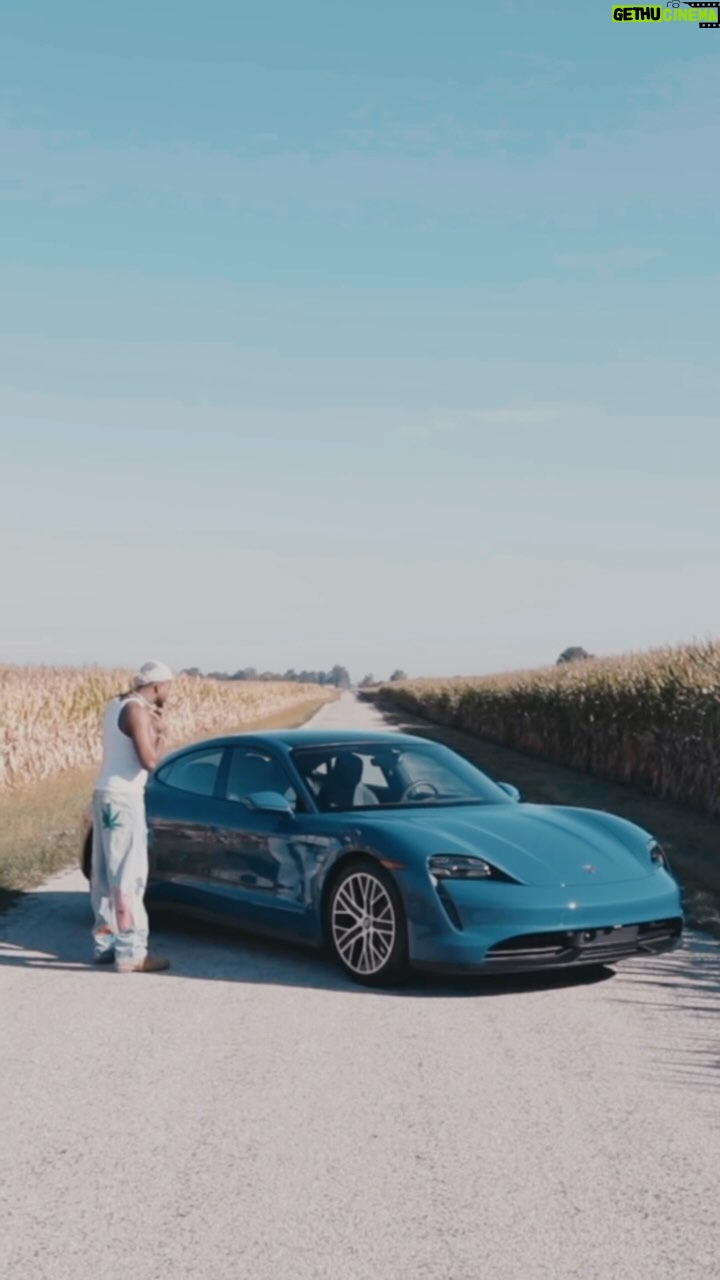 Trevor Jackson Instagram - Getting Ready and Picking our car for the video. James Dean actually was known for driving a Porsche so that’s why I chose that. We got the electric to keep it 2024. 🤷🏾♂️