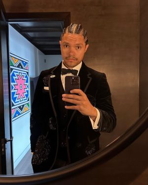 Trevor Noah Instagram - See you tonight... #MetGala #ThomBrowne #ALineOfBeauty