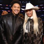 Trevor Noah Instagram – I wouldn’t dare try to sum up my #GRAMMYs night by just posting a pic with @jayz & a pic with @Beyonce! Soooo… here are TWO pics with @JayZ & TWO with @beyonce! 🙌🏽🙌🏽🔥😂 📸: @kevinmazur @gettyentertainment Crypto.com Arena