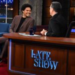 Trevor Noah Instagram – The 66th Annual GRAMMY Awards are coming up … Prepare to be strarstriked! 🤩

#GRAMMYs #Colbert Ed Sullivan Theater
