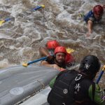 Trevor Noah Instagram - Have you ever heard people say “My friends are ride or die!”? Well how many people actually get to test that? This years annual friend vacation had brought us to Costa Rica and for the first time we’d be white water river rafting. The guide told us it had just rained so the rapids would be class 3 to 4, which really excited us because we didn’t know what that actually meant. The first 20 minutes were easy - so easy we started chatting about which countries we’d want to river raft in next. Then the actual rapids began, and most of our conversation turned to sounds that only Africans would understand. Each drop was steeper and scarier than the previous one and just when we thought we’d seen it all, our guide told us the next drop coming up was a rapid the locals nicknamed “Terminator” 😳 It started like every other rapid as you can tell from my smile, but soon the boat was almost vertical and then we were all smashed in the face by Mike Tyson in water form. I don’t really remember much except that one moment I was sitting in the boat and the next moment the boat was sitting on me. The one thing no one can really prepare you for us what it feels like to get sucked into a rapid. Your life jacket is almost as useless as a seatbelt in a plane crash because the rapid is so powerful it keeps sucking you back underneath like a giant water vacuum recirculating your body over and over. Up is down and down is up and all your ancestors voices are clearer than you’ve ever heard them. I popped up first and grabbed onto the raft for dear life. Sizwe popped up second and like any good friend pulled himself up by pulling me back under the water. After what felt like an eternity Anele and her orange shoes finally resurfaced and all three of us were pulled to safety🙏🏽 In many ways that river rafting experience was a perfect metaphor for life- You can’t always choose how crazy the river of life might get, but what you can always choose is the people in your life who you’ll ride those rapids with. And if you choose wisely, even a capsized boat can turn into the greatest adventure. ❤️ #Friendship #RiverRafting #CostaRica #PuraVida #LifeFlashingBeforeMyEyes #thankyoujesus Guanacaste, Costa Rica