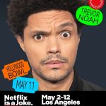 Trevor Noah Instagram - Los Angeles, let this serve as a group chat response to your DM’s asking when I’m performing in SoCal again. 😂😂 Excited to announce I’ll be back on May 11th, 2024 at the Hollywood Bowl.🕺🏾Tickets are on sale now and you can find them on my website! TrevorNoah.com - I can't wait Cali! Hope to see you there! 🤗 #NetflixIsAJokeFest