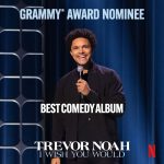 Trevor Noah Instagram - This journey called life never ceases to amaze and inspire me. I love stand up comedy because I cherish nothing more than making people feel good or bringing a smile to someone’s face. To be nominated for a Grammy is a blessing and honour I never expect and truly cherish with all my heart. Thank you to every single one of you who’s been in the audience for these shows, without you there would literally be no show. 🙏🏽🫶🏽