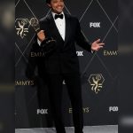 Trevor Noah Instagram – Attaching proof for everyone who said the inside of the card probably still said John Oliver, and by everyone I mean… this is only for my mother! 🤦🏽‍♂️ #OnlyForPatricia ❤️#EveryoneElseKeepScrolling 👋🏽#DontYouDareSayItsPhotoshopped 😂

Wearing: @Ferragamo🔥 & @GiorgioArmani🔥 Styled By: @latoiacunningham
Hair: @e_scizorhands & @barberextraordinaire Grooming: @annettechaisson_mua 
Photo: Aude Guerrucci & Ashley Landis