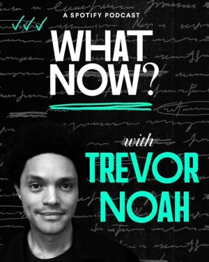 Trevor Noah Instagram - Today is the day! The premiere episode of my new podcast ‘What Now?’ with my ridiculously good-looking first guest… Dwayne @TheRock Johnson! (His words, not mine. But… I guess also my words now too, as I’m not about to argue with The Rock) Just watch the episode! … or else! (Again, his words) 😬😬😬 Link in bio! 🙌🏾