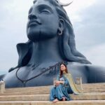 Tridha Choudhury Instagram - Hari Om 🧿 Looking back at a Transcendental Experience 🧿 #therapywithtridha #adiyogishiva #wellnesswarrior #holisticwellness