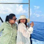 Tridha Choudhury Instagram - My manager, my critic, my mother … Thank you for always letting me be my Most Authentic self 🦩 #momanddaughter #momager #vacationtime #vacationmood #islandparadise #geminigang #geminiworld