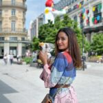 Tridha Choudhury Instagram - Looking back at having the best Crêpe in Paris 🥞 #travelwithtridha #parisfoodie #crepefrancês #foodgram #instafood #instatravel