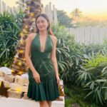 Tridha Choudhury Instagram - The perfect song to jam to When someone asks me about my Dating life ⭐️ Wearing @ggofficial.18 Styled by @intriguelook ⭐️ #stylewithtridha #vacationmood #instavacation #shortdresses