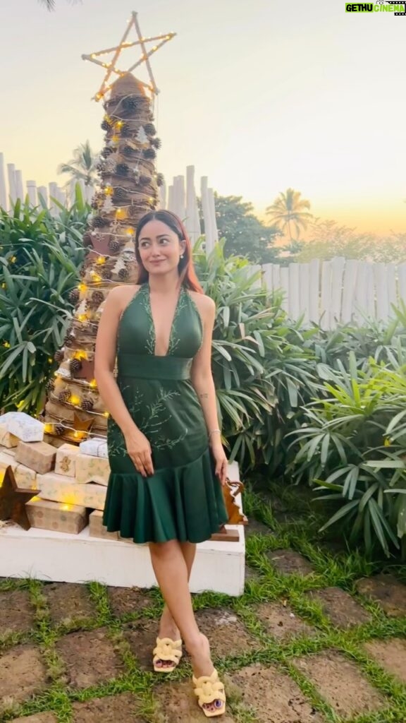Tridha Choudhury Instagram - The perfect song to jam to When someone asks me about my Dating life ⭐️ Wearing @ggofficial.18 Styled by @intriguelook ⭐️ #stylewithtridha #vacationmood #instavacation #shortdresses