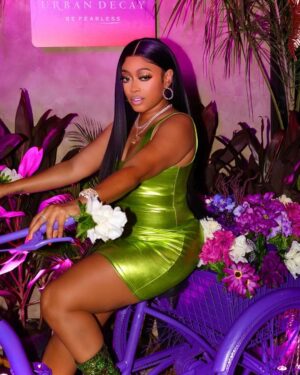 Trina Instagram - Thank you for such an amazing night @urbandecaycosmetics 💚 #UrbanDecayPartner #UDinMiami 💐