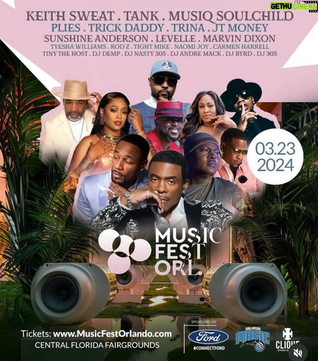 Trina Instagram - Music Festival Orlando π«βΌοΈπ Donβt Miss it π₯π