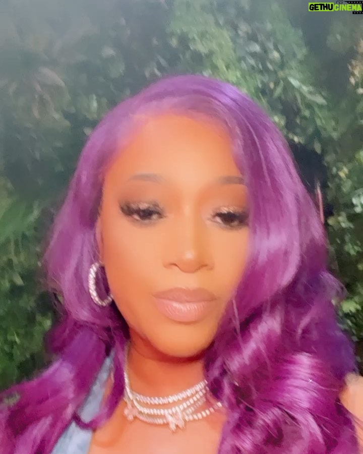 Trina Instagram - Miami nights 💜💫 #ReashaRoulette