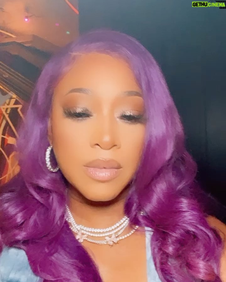Trina Instagram - Miami nights 💜💫 #ReashaRoulette