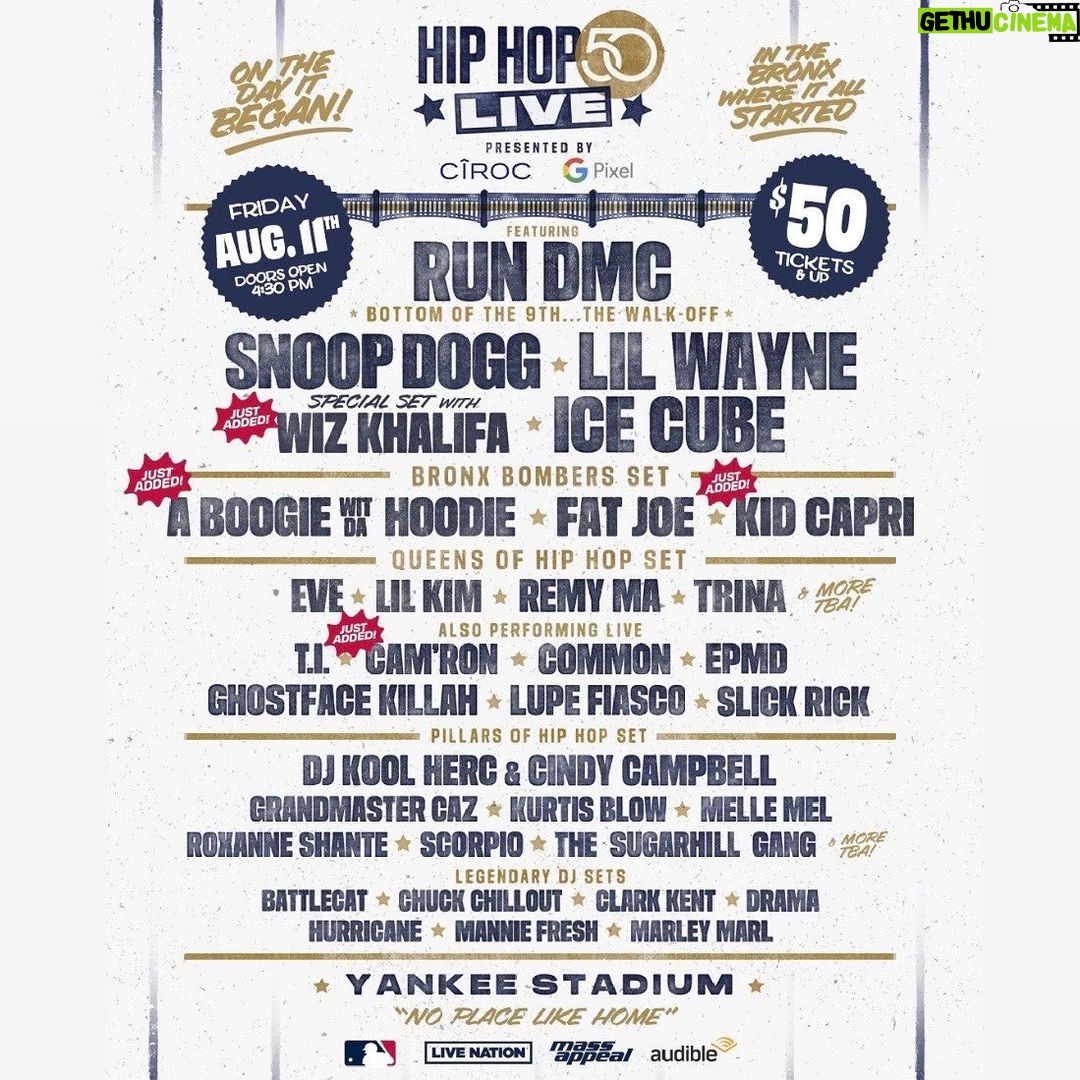 Trina Instagram - 08/11 itβs ππ NY stadium get your tickets!!! We Are Celebrating #HipHop50Live