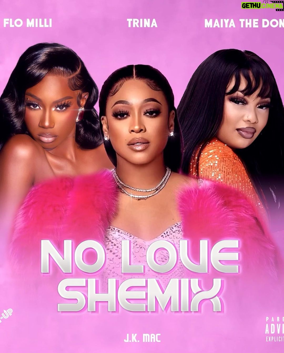 Trina Instagram - NEW Vibezzzzz 🩷 @supacindy 🔥🩷 #QueensDontCompete SHEMIX feat @flomillishit @maiyathedonn and @j.k.mac 🔥🔥🔥🔥 (swipe) ➡️