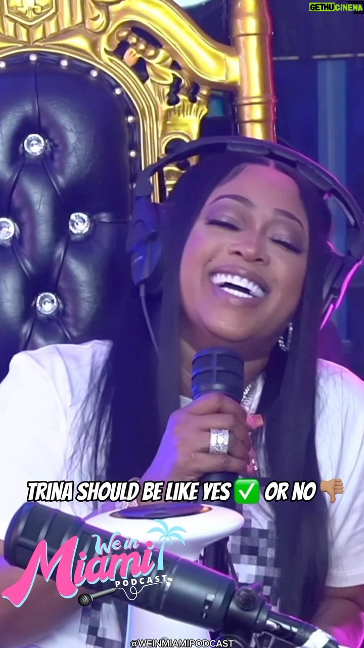Trina Instagram - Multi-Platinum artist Trina talks about how she “set the blueprint” for new generation female rappers and says Beyoncé is her all time favorite female rapper 👀 Thoughts? @trinarockstarr @thestuntlifestyle @joyyoung305 @supacindy @rarriant Full Episode Dropping soon! 🔥 #trina #queenofmiami #weinmiami #podcast #beyonce #weinmiamipodcast #reels #trinarockstarr Miami, Florida