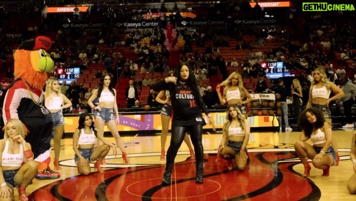 Trina Instagram - 🔥 Unforgettable night with my hometown heroes, @MiamiHeat, breaking it down to my latest single “Benjamins Deli” featuring @Bbr.Jritt and @Zekedon1! 🎶 Major shoutout to the phenomenal staff, dancers, and players for making this dance explosion happen. 🙌 Now, it’s your turn to join the party! What are you waiting for? Tag me when you drop your dance moves, and I’ll repost the best ones! 💃 Big thanks to these amazing individuals who played a key role: @Jullianboothe @PoweredByKac @ReginaldSaunders @Zekedon1 @TheFashionistis 🎥: @dannydoitall_ Special love to the incredible Miami Heat Dancers who brought the heat to the dance floor! 🔥 @AlyssaChiiii @Alexandra.Alemany @KatieWilsonn @Nsullyy14 @Versassyy @Nicolesoutoo @_Leonrachel_ @AlyssaArneaud  @Isa.Ramirezzzz @Ashley_Laughlin @Its.MadisonAshley @ChiaraGonzalez__ @KailynnFleches @Natskee00  Let’s keep this dance fever going! 💫 #BenjaminsDeliChallenge #MiamiHeatDanceParty #DanceWithTrina