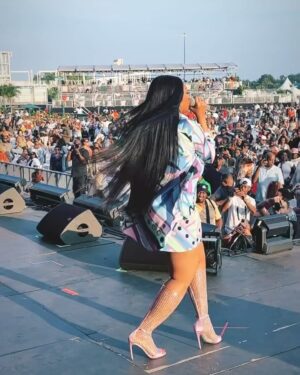 Trina Instagram - Thank you @jazzgardens 🩵💫🫶🏽