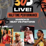 Trina Instagram - 305 Night LIVE in da building! @miamiheat vs @detroitpistons #305Night 🏀🔥