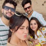Trina Saha Instagram - Happy Anniversary to my most favourite couple.. Stay blessed always.. Love and luck to you … #Amra_Achi ❤️❤️ Goa