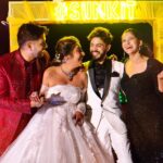 Trina Saha Instagram - Happiest anniversary to the power couple #trineel 😘 May you two get to experience the best moments & conquer the worst ones together in the coming years. Love you both my darlings 🧿♥️ Ps. See the last picture to see the real partners 😂🤣 #sunkit #friendsanniversary #happyanniversary #powercouple #friendsforever #friendshipgoals #couplegoals #anniversary #loveisintheair Sea Star Spa Resort - Mandarmoni