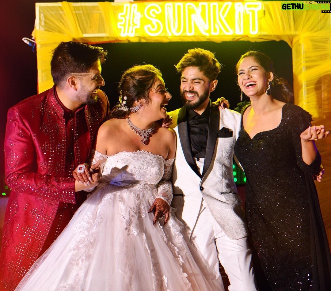 Trina Saha Instagram - Happiest anniversary to the power couple #trineel π May you two get to experience the best moments & conquer the worst ones together in the coming years. Love you both my darlings π§Ώβ₯οΈ Ps. See the last picture to see the real partners ππ€£ #sunkit #friendsanniversary #happyanniversary #powercouple #friendsforever #friendshipgoals #couplegoals #anniversary #loveisintheair Sea Star Spa Resort - Mandarmoni