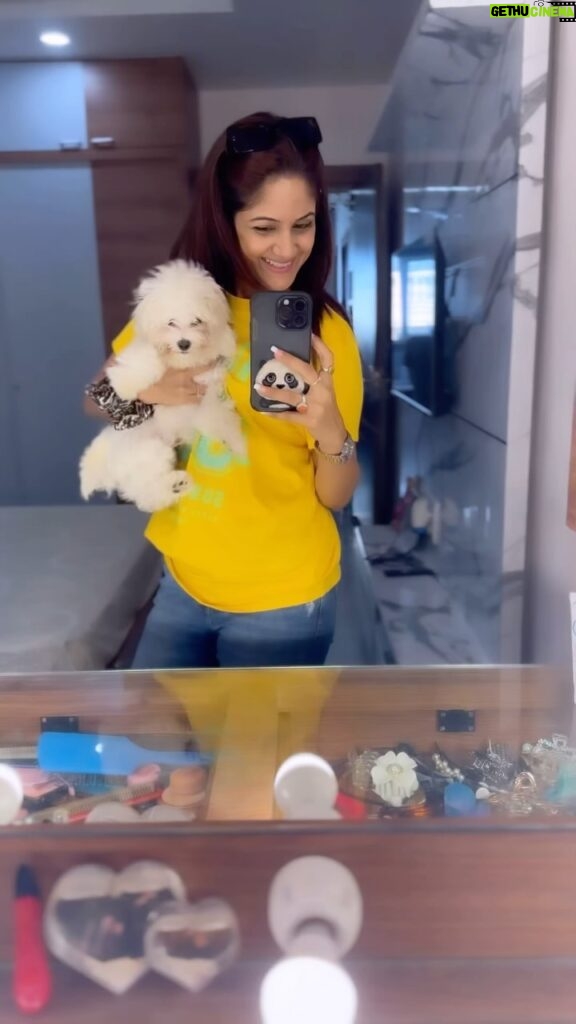Trina Saha Instagram - My baby turns 1 today…Happiest Birthday CHEENI ♥️ You are the source of Happiness in my life ♥️🫶🏻 #trinsi#love #cheeni #happybirthday